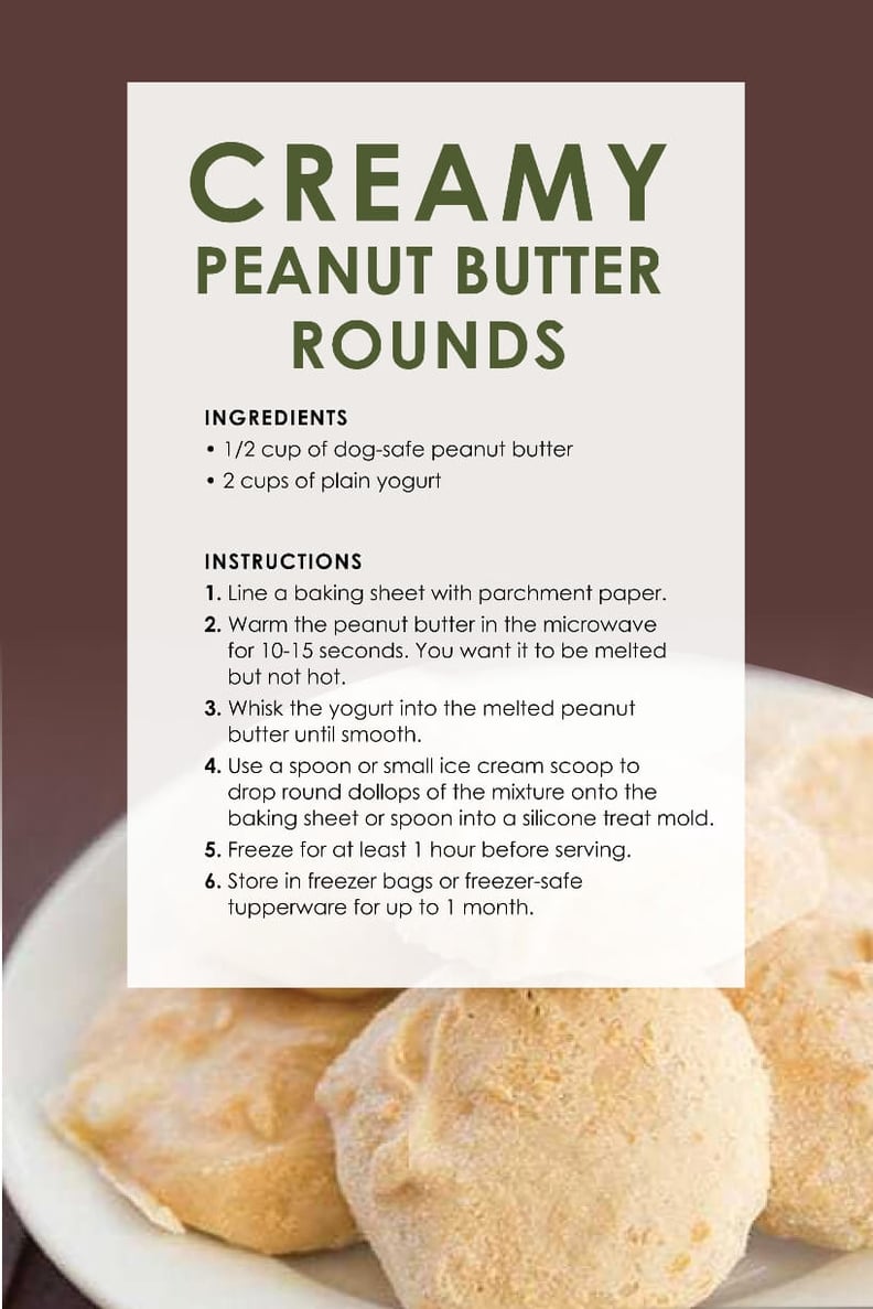 Frozen dog hotsell treats without yogurt
